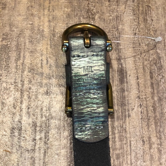 LAST ONE New Free People Denim Days Double Buckle Belt - Picture 7 of 7